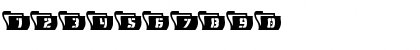 Download Eyes Only Wavy Regular Font Numeric Preview