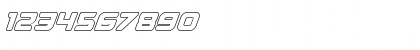 Download Falcon Punch Outline Outline Font Numeric Preview
