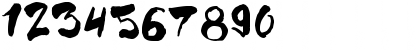 Download Falsthan Regular Font Numeric Preview