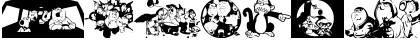 Download Family Guy Giggity Regular Font Numeric Preview