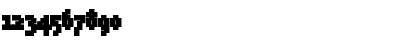 Download Fat Bit Regular Font Numeric Preview