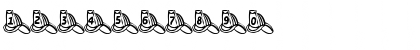 Download Fire Helmet Regular Font Numeric Preview