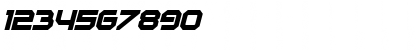 Download Flipbash Italic Font Numeric Preview