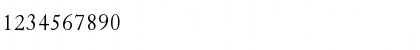Download CaslonOldFace BT Roman Font Numeric Preview