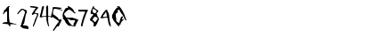 Download FSO obliterate Regular Font Numeric Preview