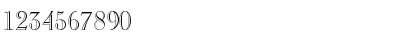 Download CaslonOpenFaceSSK Regular Font Numeric Preview