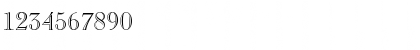 Download CaslonOpnface BT Regular Font Numeric Preview