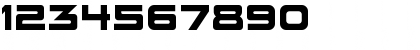 Download Future Earth Regular Font Numeric Preview