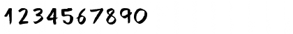 Download Fvriosa Brush Font Numeric Preview