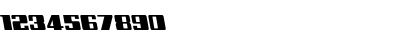 Download Galactic Storm Leftalic Italic Font Numeric Preview