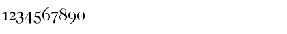 Download CaslonSmc Regular Font Numeric Preview