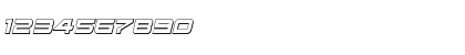 Download Ghost Clan 3D Italic Italic Font Numeric Preview