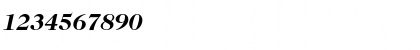 Download CaslonTwoTweFourITC Bold Italic Font Numeric Preview