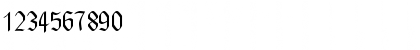 Download Gothenburg Fraktur UMZ1 Regular Font Numeric Preview