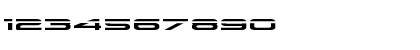 Download Grand Sport Laser Regular Font Numeric Preview