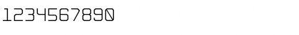 Download Gruppe B Light Font Numeric Preview