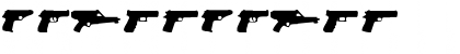Download Guns Regular Font Numeric Preview