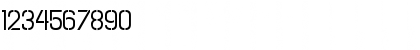 Download Hallandale Stencil JL Regular Font Numeric Preview