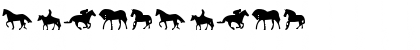 Download Horses 1 Regular Font Numeric Preview