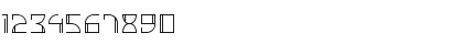 Download Individigital Thin Regular Font Numeric Preview