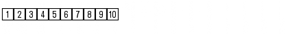 Download CatalogNumbers DB Regular Font Numeric Preview