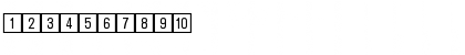 Download CatalogNumbers Regular Font Numeric Preview