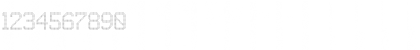 Download JD DigiSquare Regular Font Numeric Preview