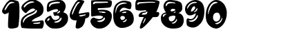 Download Jelly Crazies Regular Font Numeric Preview
