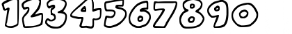 Download Jelly Wobblers Regular Font Numeric Preview