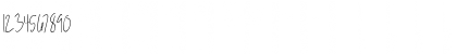 Download Jennifer Lynne Regular Font Numeric Preview