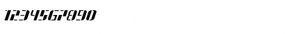 Download Jetway Italic Italic Font Numeric Preview