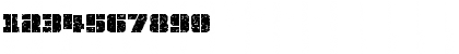 Download JLS OverKill Grunge Regular Font Numeric Preview