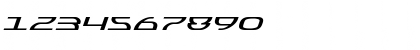 Download Jumptroops Expanded Italic Expanded Italic Font Numeric Preview