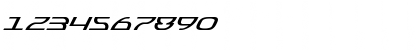 Download Jumptroops Super-Italic Italic Font Numeric Preview