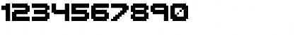 Download JunkyardFuturePix Regular Font Numeric Preview