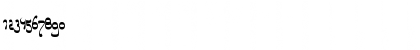 Download Catharsis Bedouin Regular Font Numeric Preview