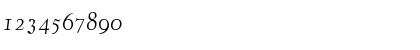 Download KennerlyHW-Italic Italic Font Numeric Preview