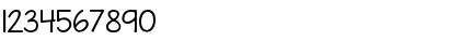Download KG Miss Kindergarten Regular Font Numeric Preview