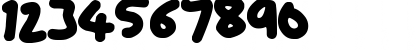 Download Kid Marker Regular Font Numeric Preview
