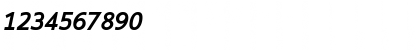Download Catriel Bold Italic Font Numeric Preview