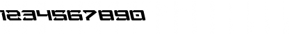 Download Laser Wolf Leftalic Italic Font Numeric Preview