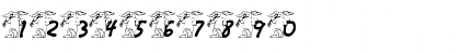 Download LCR Bunny Brunch Regular Font Numeric Preview
