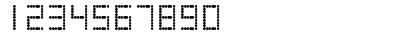 Download LED SCREEN GTAMBLOG CAPS+ 2.0 Regular Font Numeric Preview
