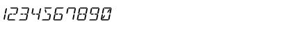 Download LED Sled Expanded Italic Expanded Italic Font Numeric Preview