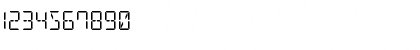 Download LED Sled Straight Regular Font Numeric Preview