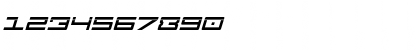 Download Legion Laser Italic Italic Font Numeric Preview