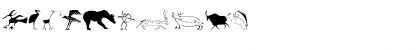 Download CavePaintings Regular Font Numeric Preview