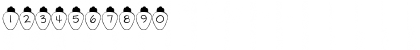Download New Regular Font Numeric Preview