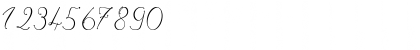 Download Magnolia Italic Font Numeric Preview