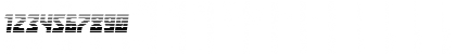Download Major Force Gradient Italic Italic Font Numeric Preview